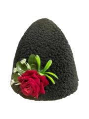 БЯЛ КАЛПАК ЗА НАРОДНА НОСИЯ - с автентични шевици от Магазин за народни носии