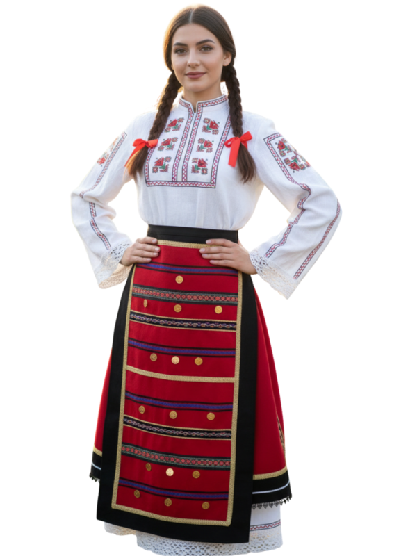 Дамска северняшка носия – модел 24 - с автентични шевици от магазин за народни носии