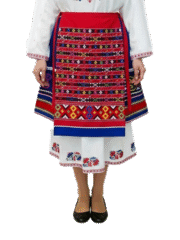 ДАМСКА СЕВЕРНЯШКА ПРЕСТИЛКА – Модел 10 - с автентични шевици от Магазин за народни носии