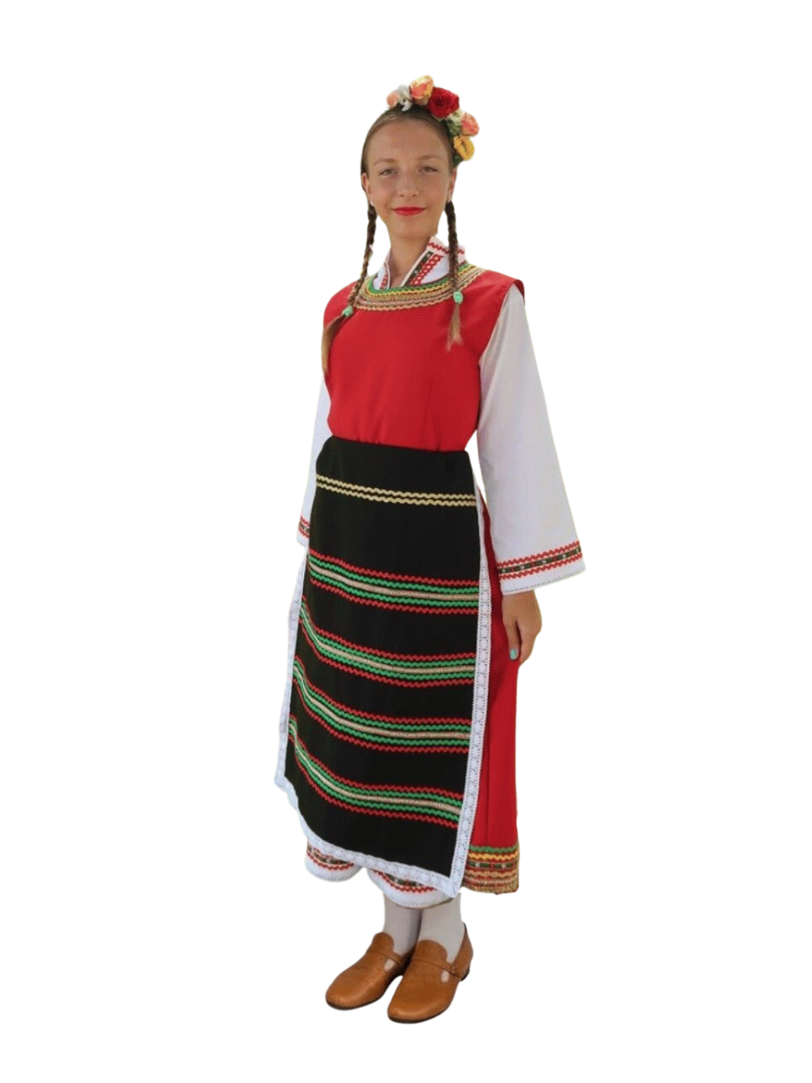 ДАМСКА НАРОДНА НОСИЯ – Модел 16 - с автентични шевици от Магазин за народни носии