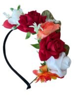 ДИАДЕМА С ЦВЕТЯ – Модел 2 - с автентични шевици от Магазин за народни носии