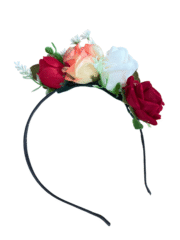 ДИАДЕМА С ЦВЕТЯ – Модел 1 - с автентични шевици от Магазин за народни носии