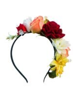 ДИАДЕМА С ЦВЕТЯ – Модел 1 - с автентични шевици от Магазин за народни носии