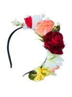 ДИАДЕМА С ЦВЕТЯ – Модел 1 - с автентични шевици от Магазин за народни носии