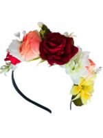 ДИАДЕМА С ЦВЕТЯ – Модел 1 - с автентични шевици от Магазин за народни носии