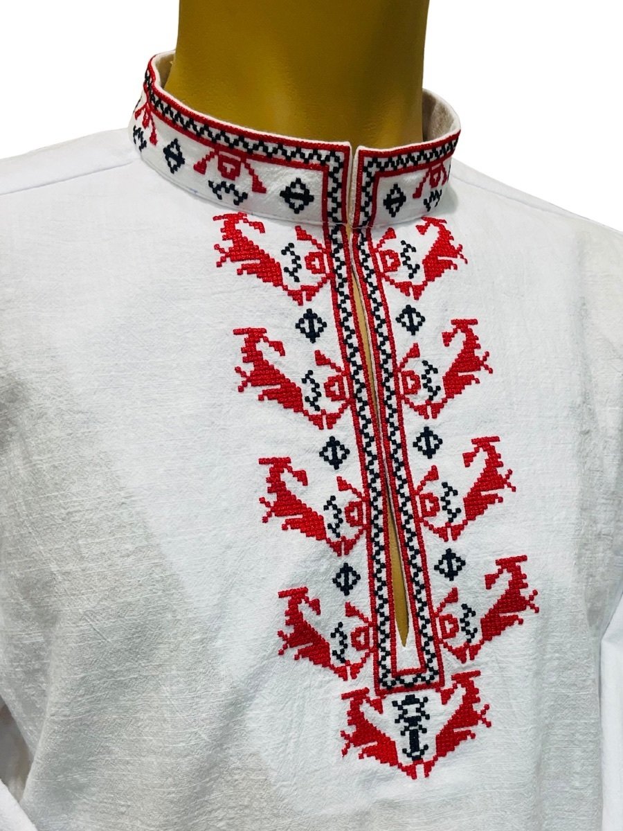 МЪЖКA ДОБРУДЖАНСКА РИЗА – Модел 21 - с автентични шевици от Магазин за народни носии