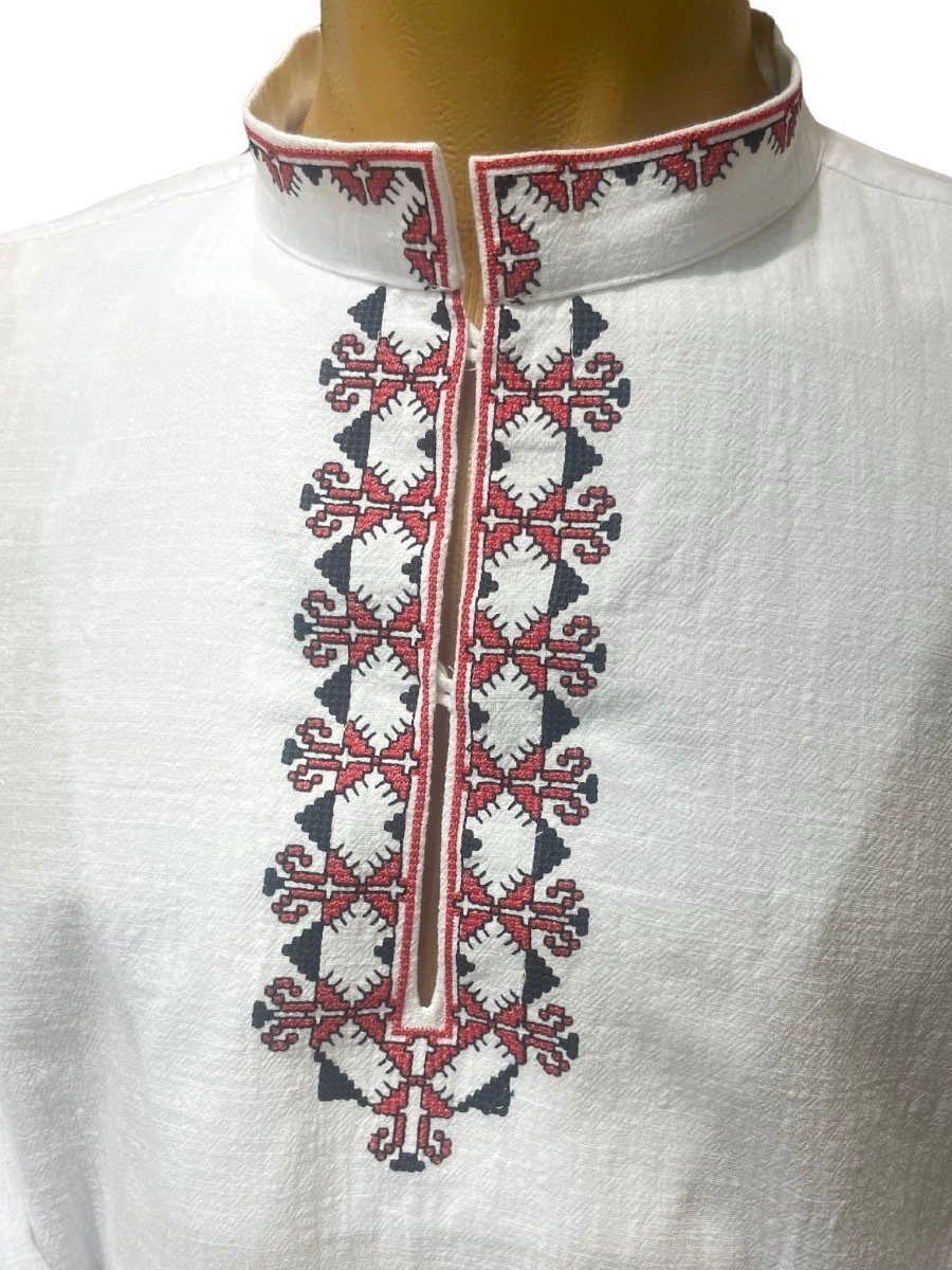 МЪЖКA РОДОПСКА РИЗА – Модел 20 - с автентични шевици от Магазин за народни носии