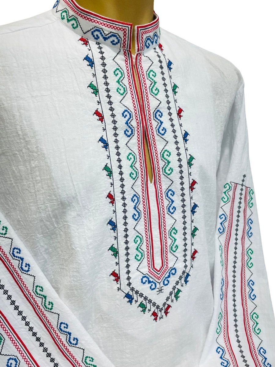 МЪЖКA ШОПСКА РИЗА – Модел 32 - с автентични шевици от Магазин за народни носии