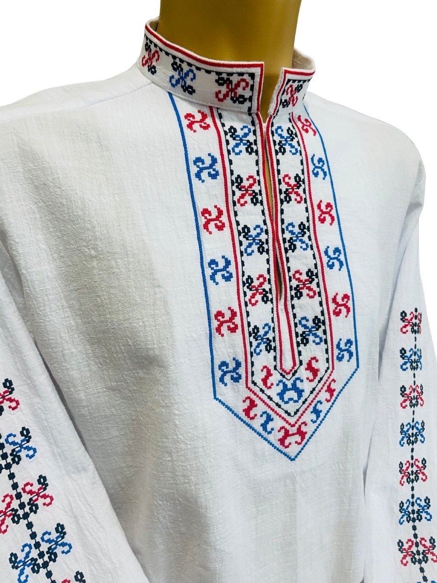 МЪЖКA ШОПСКА РИЗА – Модел 12 - с автентични шевици от Магазин за народни носии