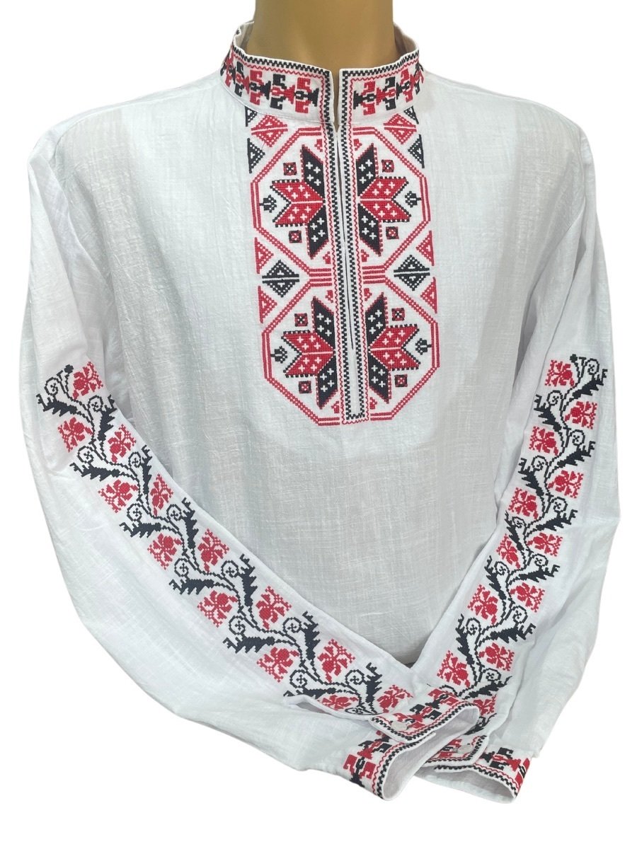 МЪЖКA ТРАКИЙСКА РИЗА – Модел 9 - с автентични шевици от Магазин за народни носии