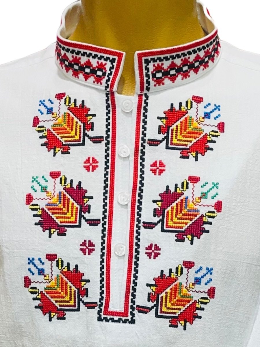 МЪЖКA ТРАКИЙСКА РИЗА – Модел 6 - с автентични шевици от Магазин за народни носии