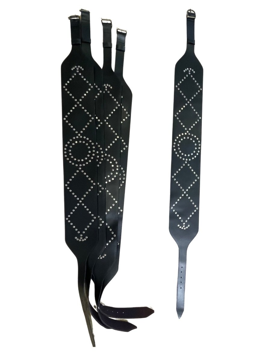 МЪЖКИ КОЖЕН КОЛАН – Модел 3 - с автентични шевици от Магазин за народни носии