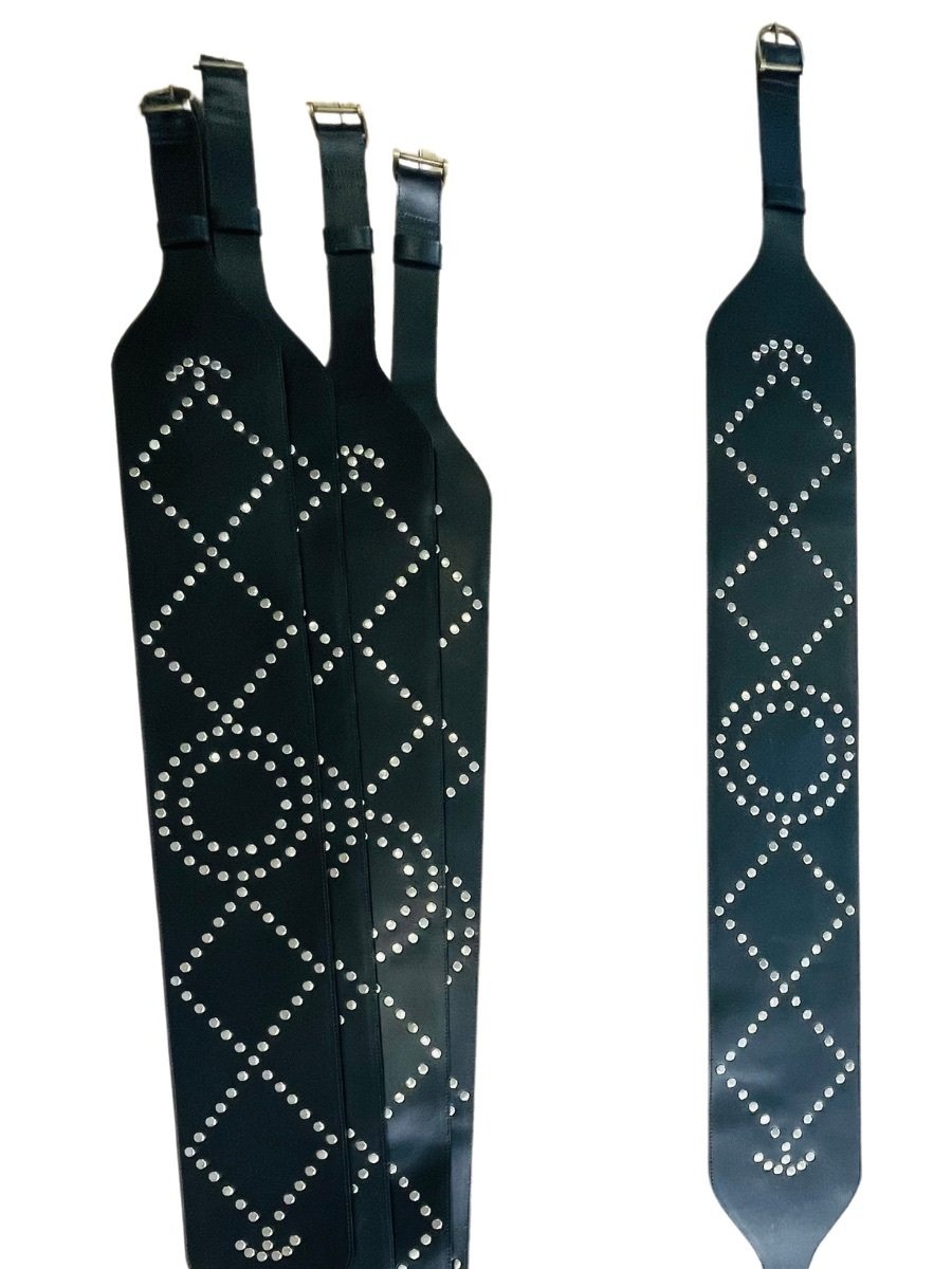 МЪЖКИ КОЖЕН КОЛАН – Модел 3 - с автентични шевици от Магазин за народни носии