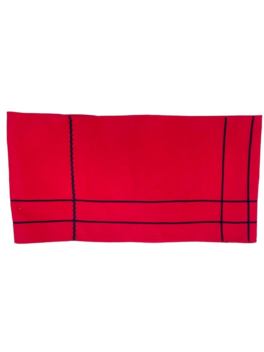 ПОЯС С ЧЕРНИ ГАЙТАНИ ЗА НАРОДНА НОСИЯ - с автентични шевици от Магазин за народни носии