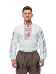 МЪЖКA ТРАКИЙСКА РИЗА – Модел 31 - с автентични шевици от Магазин за народни носии