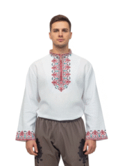 МЪЖКA ТРАКИЙСКА РИЗА – Модел 24 - с автентични шевици от Магазин за народни носии