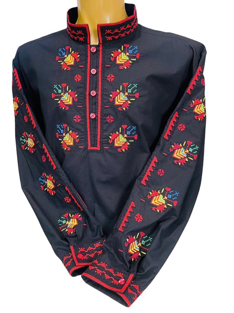 МЪЖКA ТРАКИЙСКА РИЗА – Модел 22 - с автентични шевици от Магазин за народни носии
