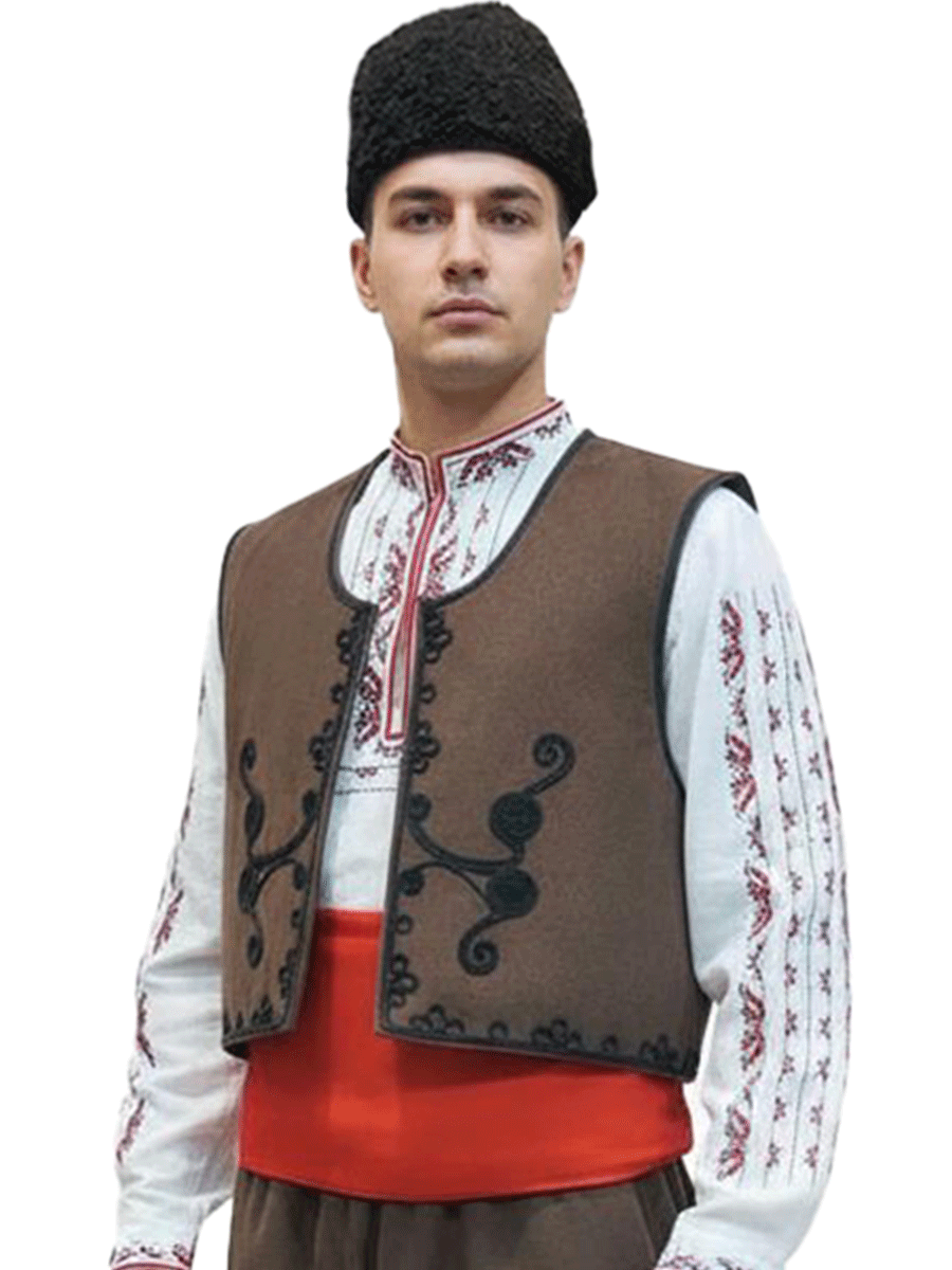 МЪЖКИ РОДОПСКИ ЕЛЕК  – Модел 14 - с автентични шевици от Магазин за народни носии