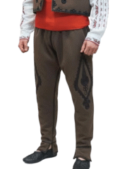 МЪЖКИ СЕВЕРНЯШКИ ПОТУРИ – Модел 18 - с автентични шевици от Магазин за народни носии