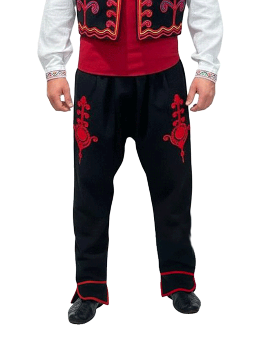 МЪЖКИ СЕВЕРНЯШКИ ПОТУРИ – Модел 18 - с автентични шевици от Магазин за народни носии