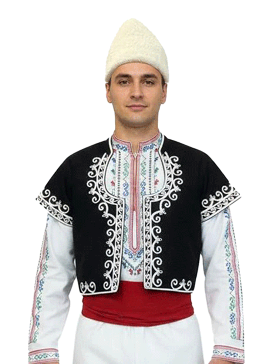 МЪЖКИ ШОПСКИ ЕЛЕК – Модел 20 - с автентични шевици от Магазин за народни носии