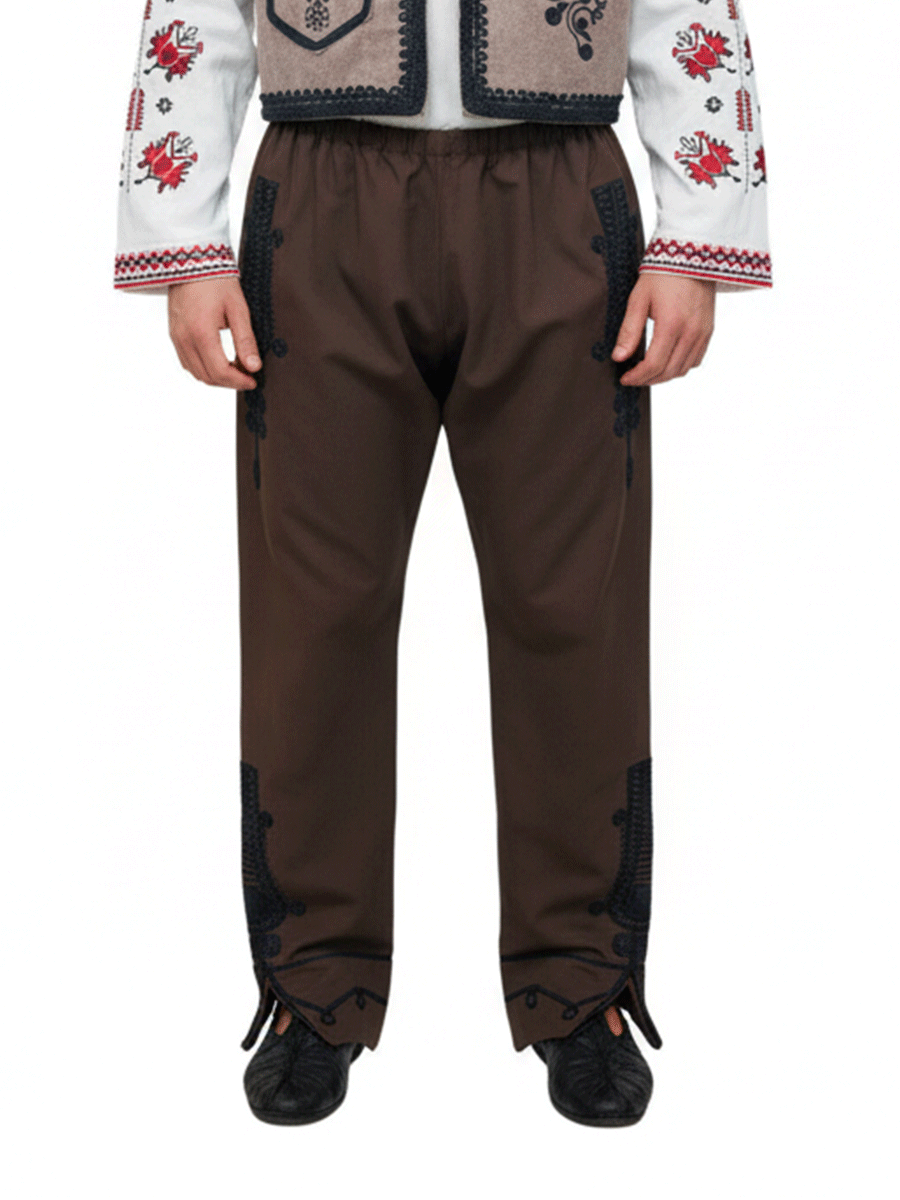 МЪЖКИ ТРАКИЙСКИ ПОТУРИ – Модел 4 - с автентични шевици от Магазин за народни носии