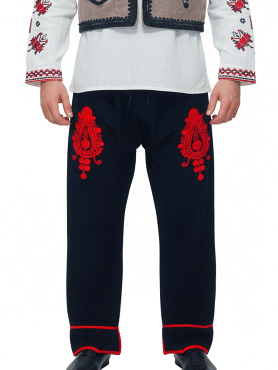 МЪЖКИ ТРАКИЙСКИ ПОТУРИ – Модел 17 - с автентични шевици от Магазин за народни носии