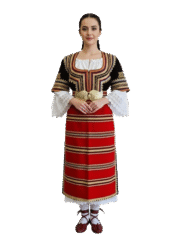 КЮСТЕНДИЛСКА САЯ – Модел 30 - с автентични шевици от Магазин за народни носии