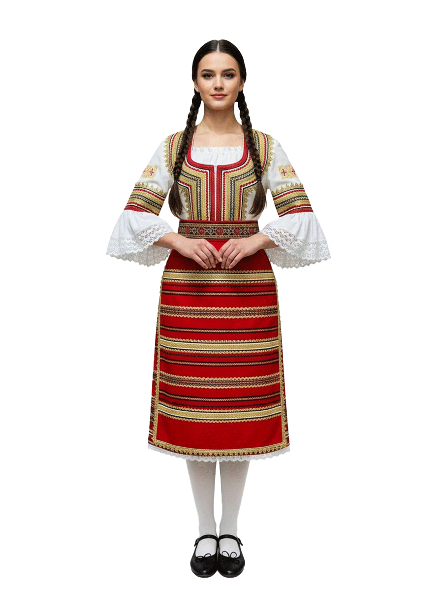 КЮСТЕНДИЛСКА САЯ – Модел 30 - с автентични шевици от Магазин за народни носии