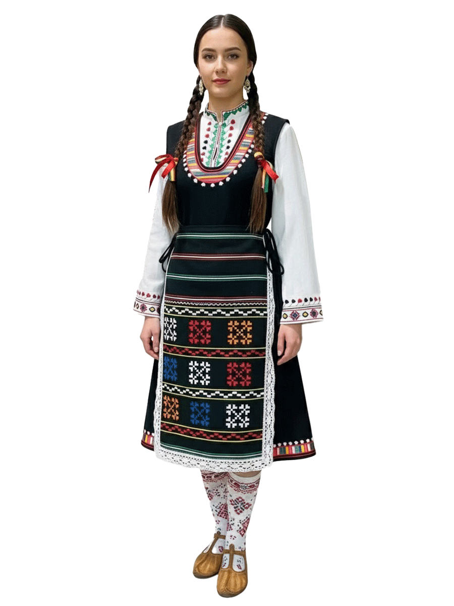 ДАМСКА СТРАНДЖАНСКА НОСИЯ – Модел 36 - с автентични шевици от Магазин за народни носии