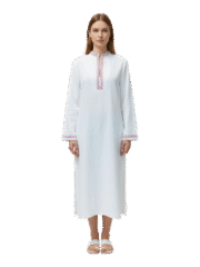 БЯЛА ДЪЛГА РИЗА - с автентични шевици от Магазин за народни носии