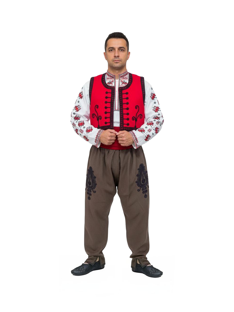 Мъжкa тракийска носия – модел 14 - с автентични шевици от магазин за народни носии