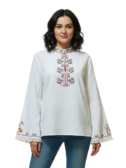 ДАМСКА ПИРИНСКА РИЗА – Модел 12 - с автентични шевици от Магазин за народни носии