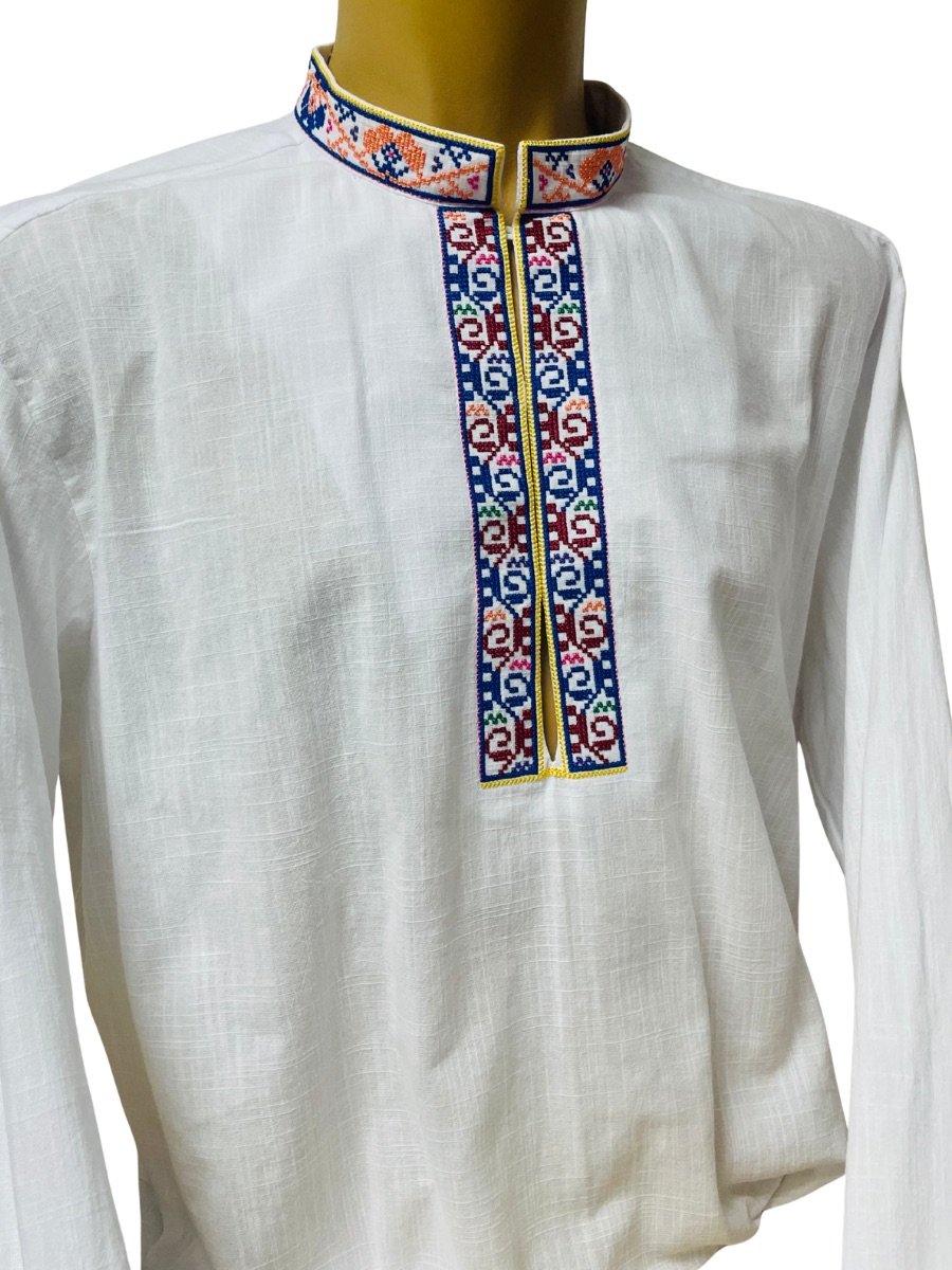 МЪЖКA ВАЯШКА РИЗА – Модел 37 - с автентични шевици от Магазин за народни носии