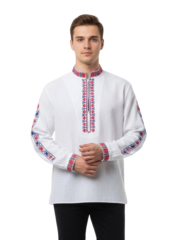 МЪЖКA ВАЯШКА РИЗА – Модел 37 - с автентични шевици от Магазин за народни носии