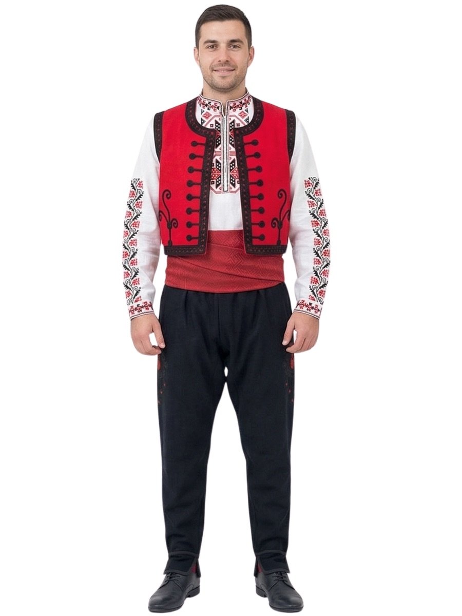 МЪЖКA ТРАКИЙСКА НОСИЯ – Модел 21 - с автентични шевици от Магазин за народни носии