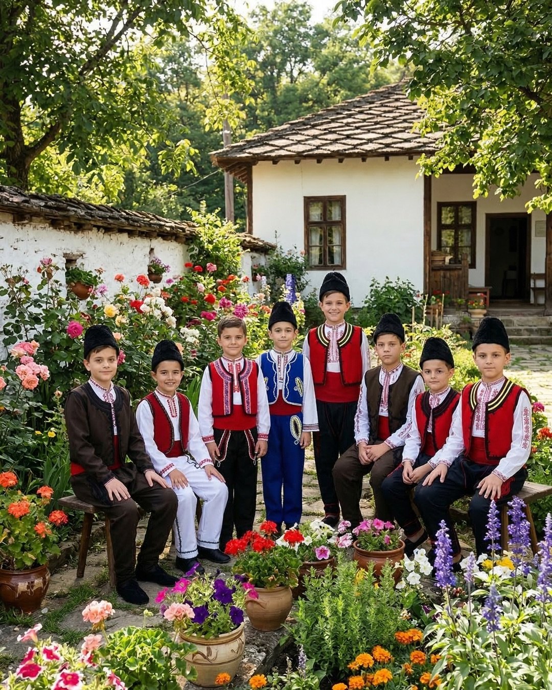 Мъжки елеци с автентична шевица