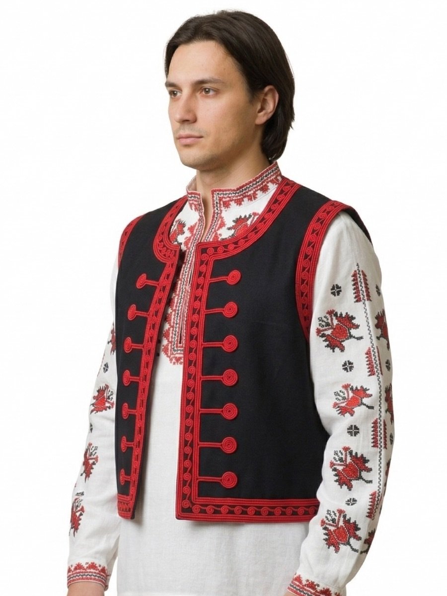 Детайл от МЪЖКИ ТРАКИЙСКИ ЕЛЕК  – Модел 24 - автентичен елемент от Магазин за народни носии